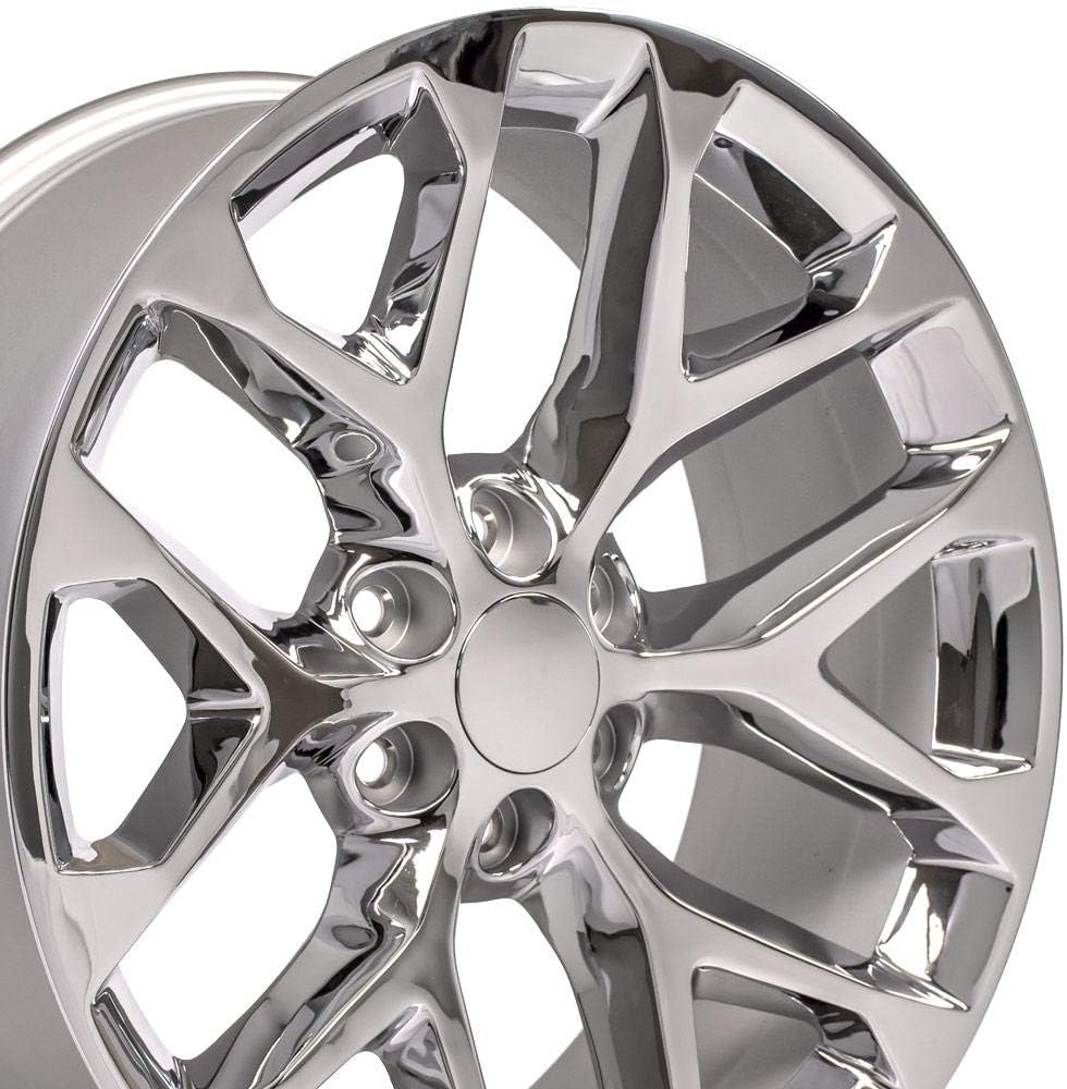 Chrome Wheels for Escalade, Tahoe, and Silverado: Bolt-Pattern Math and OE Snowflake Fitment Explained